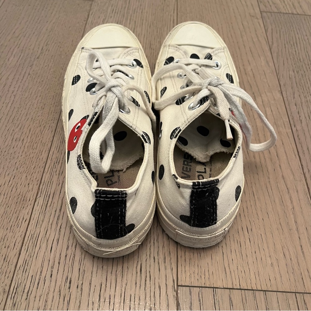 COMME DES GARCONS PLAY X CONVERSE CTAS '70 Low Polka Dot - Picture 4 of 11
